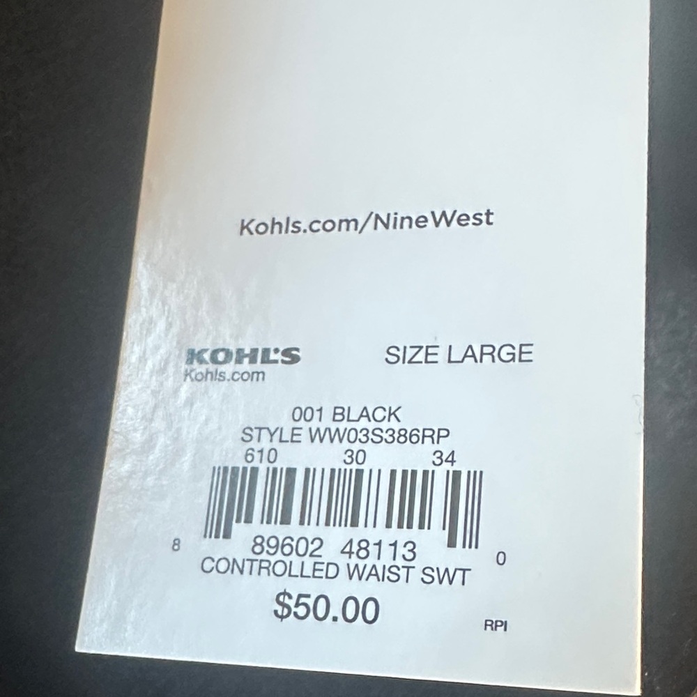 Nine West Classic Black Crew Neck Sweater - Picture 10 of 10